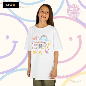 KIDS Dismantle Oppressive Systems LGBTQ+ Pride Tee